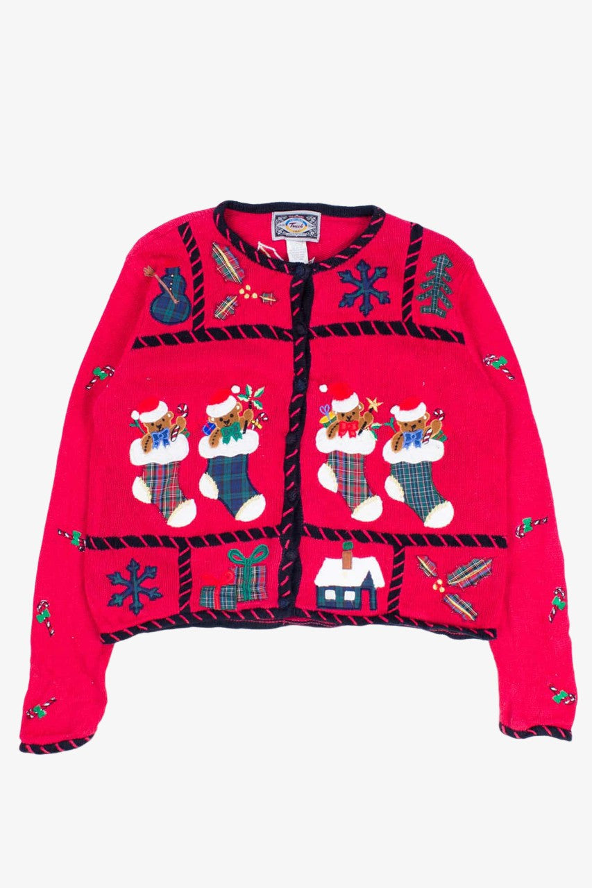 Red Ugly Christmas Cardigan 54746