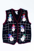 Black Ugly Christmas Vest 54770