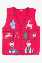 Red Ugly Christmas Vest 54786