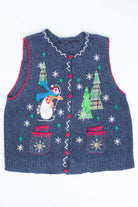 Blue Ugly Christmas Vest 54801