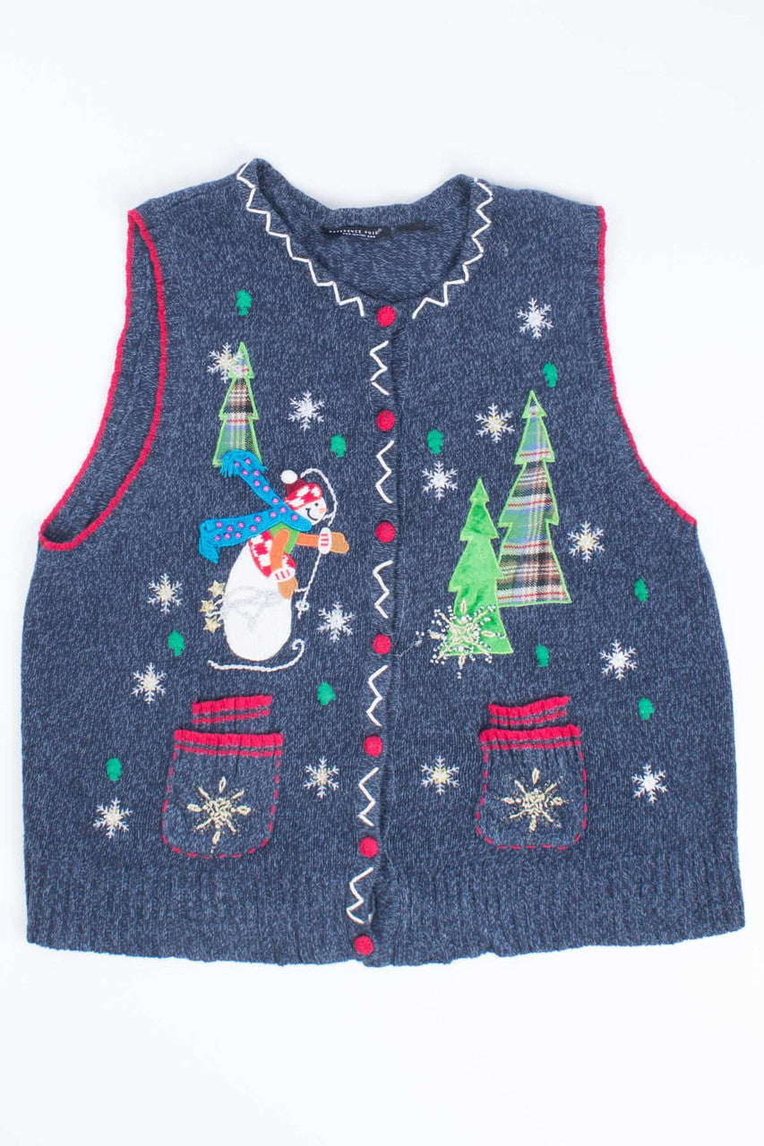 Blue Ugly Christmas Vest 54801