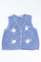 Blue Ugly Christmas Vest 54815