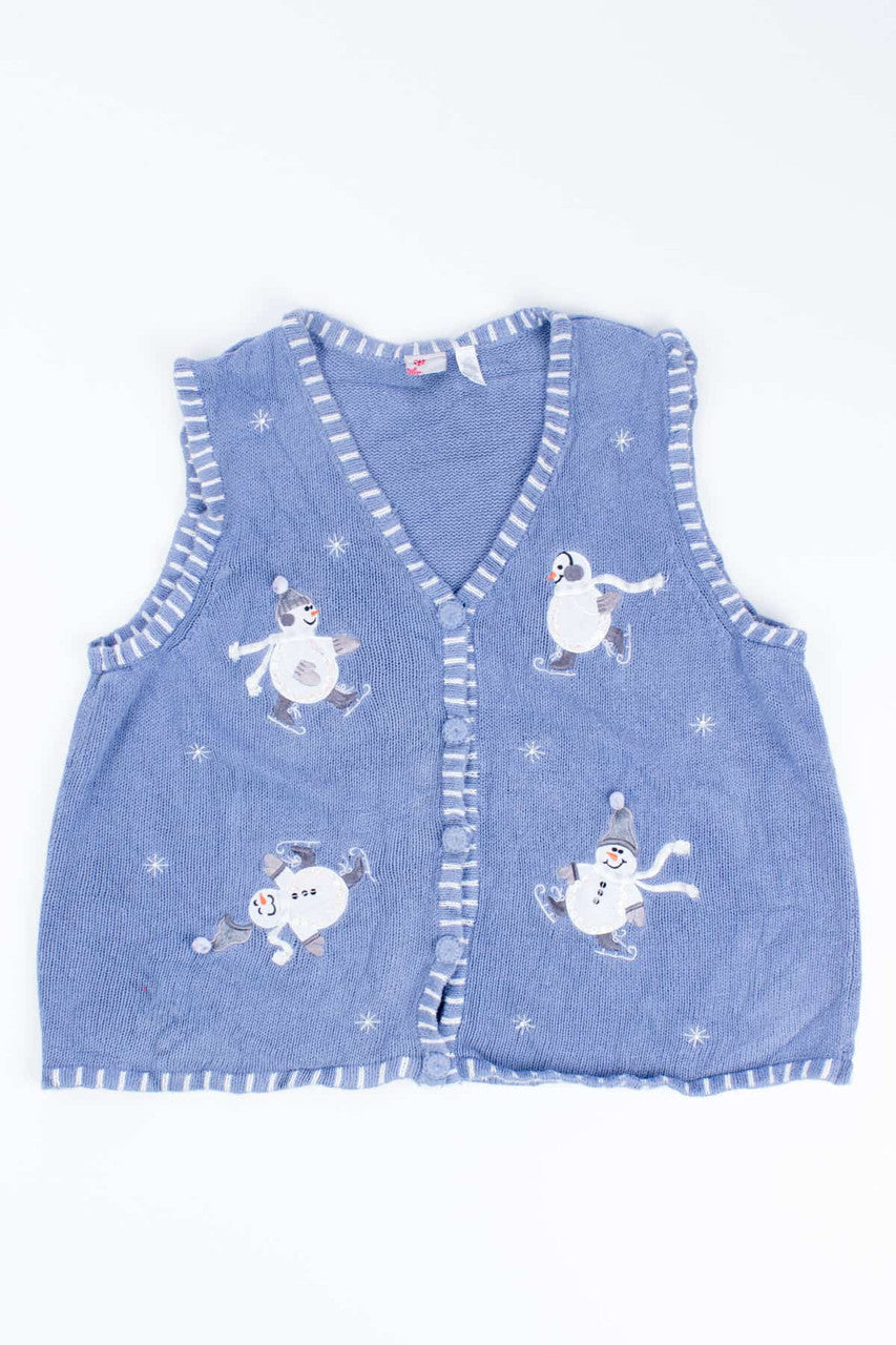 Blue Ugly Christmas Vest 54815