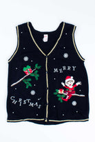 Black Ugly Christmas Vest 54823