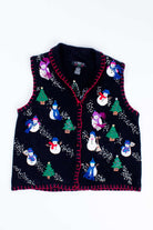 Black Ugly Christmas Vest 54828
