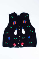 Black Ugly Christmas Vest 54833