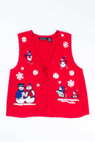 Red Ugly Christmas Vest 54840