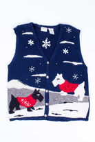 Blue Ugly Christmas Vest 54846