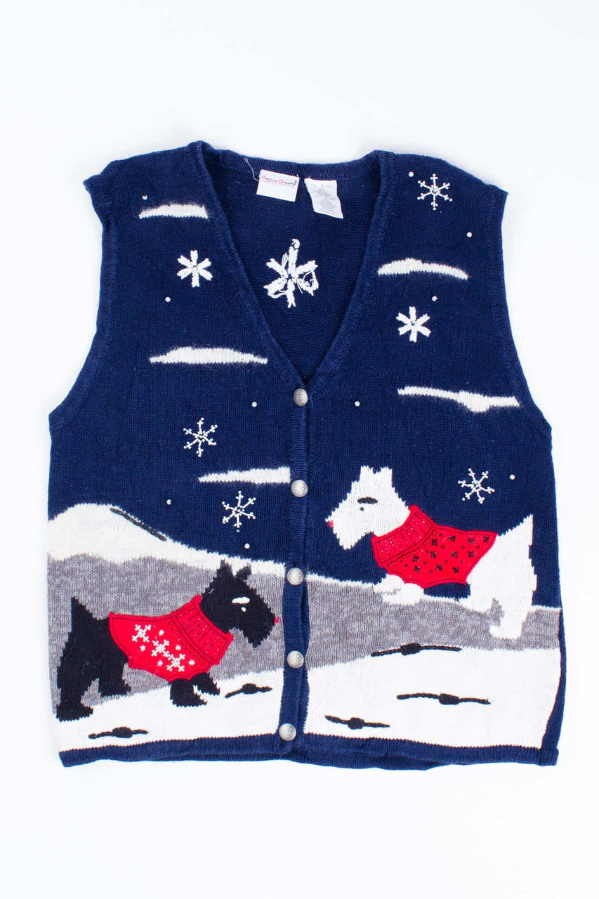 Blue Ugly Christmas Vest 54846