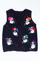 Black Ugly Christmas Vest 54854