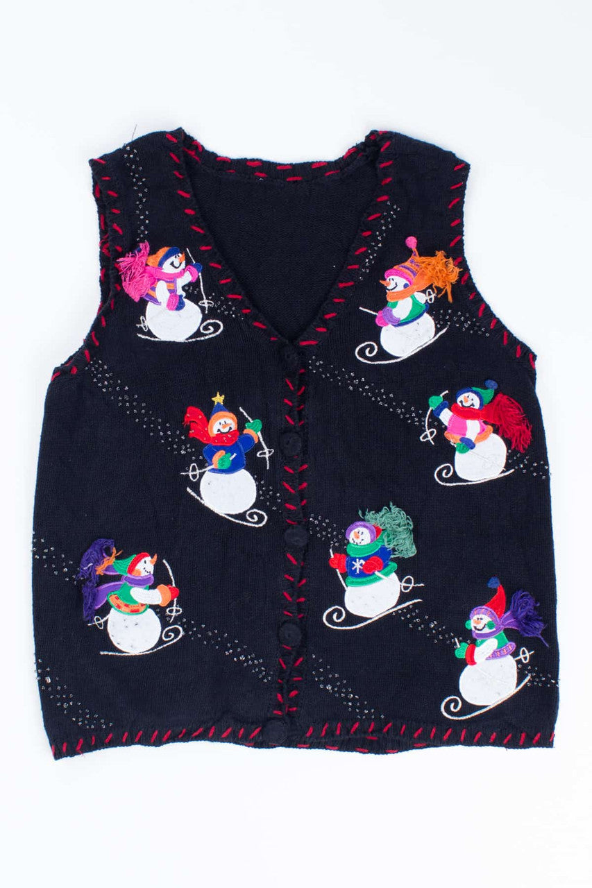 Black Ugly Christmas Vest 54854