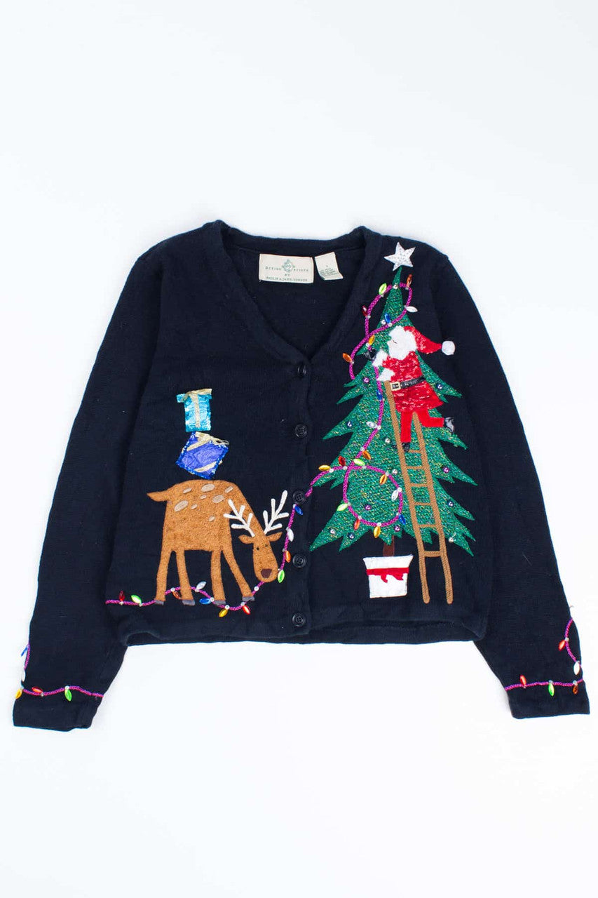 Black Ugly Christmas Pullover 54869