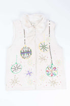White Ugly Christmas Vest 54870