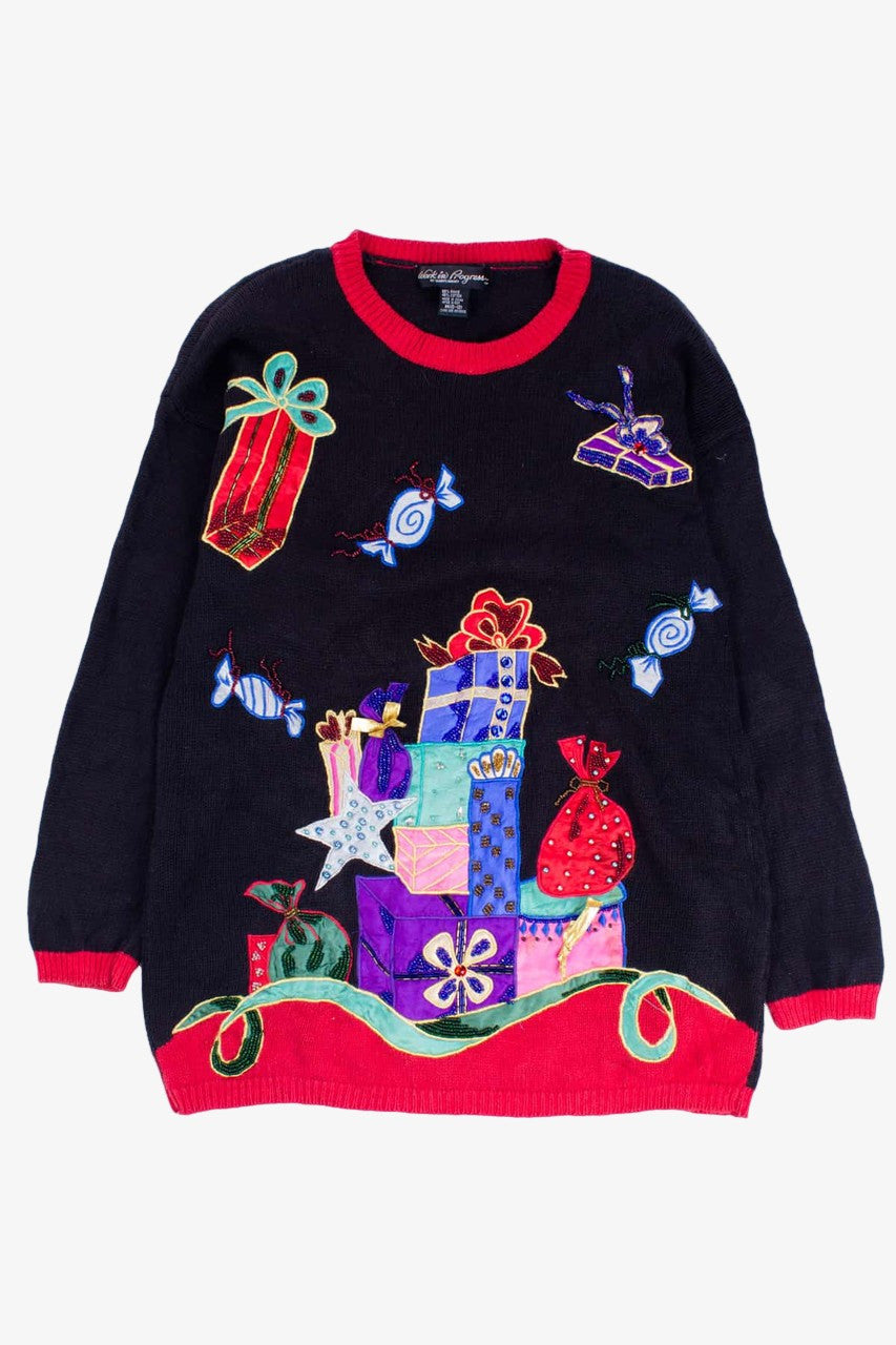 Black Ugly Christmas Pullover 54889
