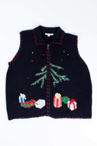 Black Ugly Christmas Vest 54890