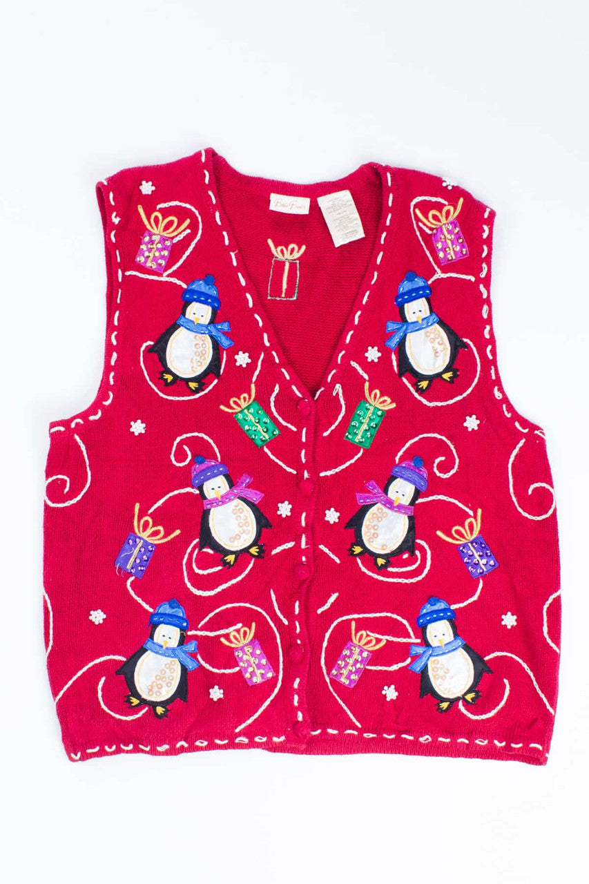 Red Ugly Christmas Vest 54893