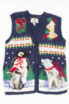 Blue Ugly Christmas Vest 54904