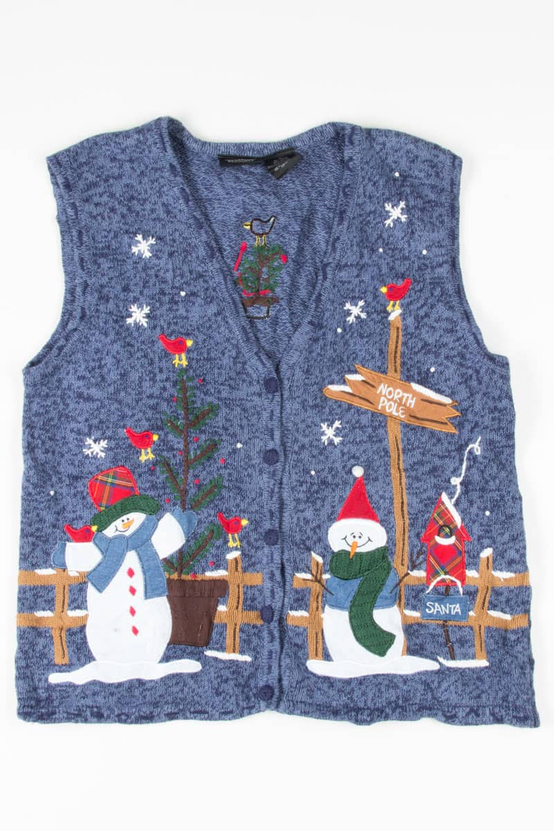 Blue Ugly Christmas Vest 54910