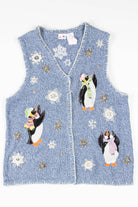 Blue Ugly Christmas Vest 54912