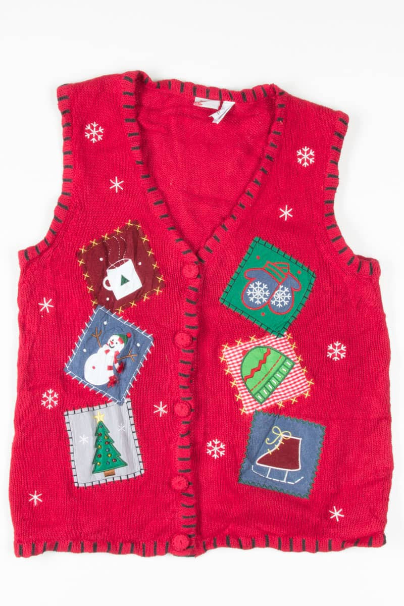 Red Ugly Christmas Vest 54922
