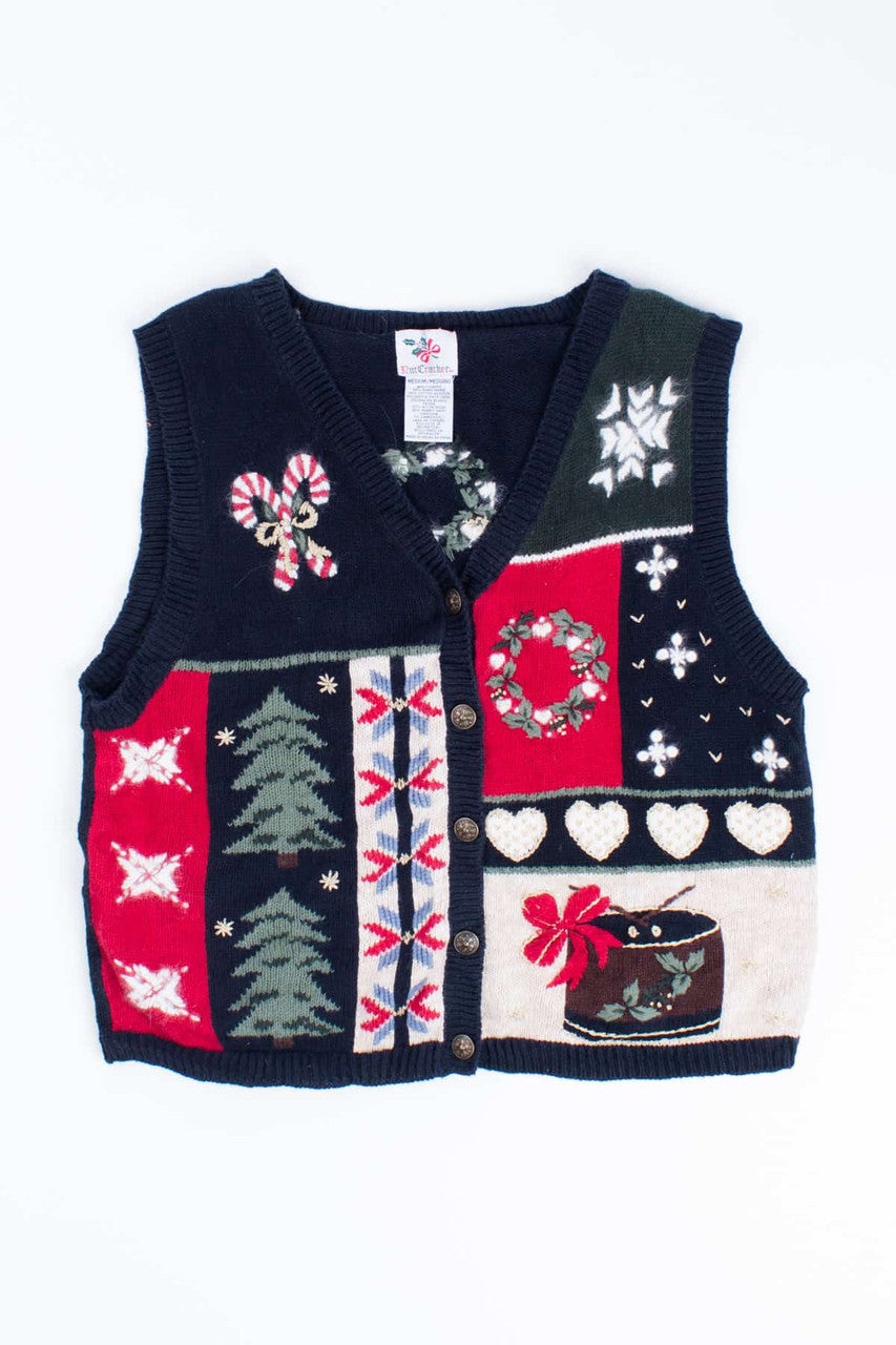 Multicolor Ugly Christmas Vest 54991