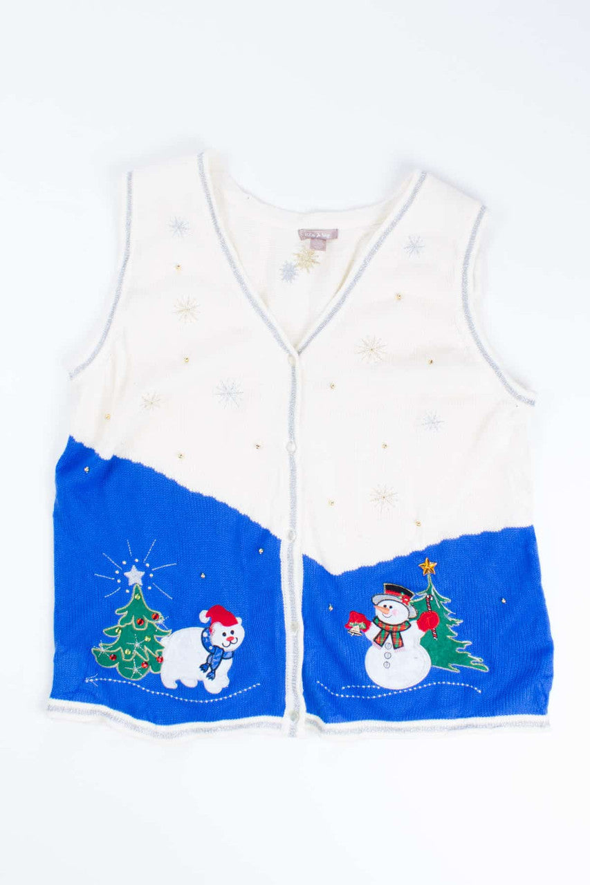 Multicolor Ugly Christmas Vest 55008