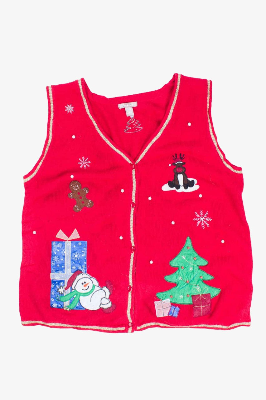Red Ugly Christmas Vest 55013