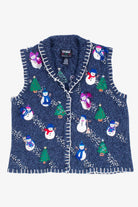 Blue Ugly Christmas Vest 55035