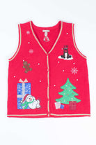 Red Ugly Christmas Vest 55043