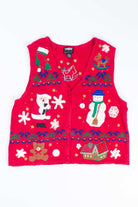 Red Ugly Christmas Vest 55051