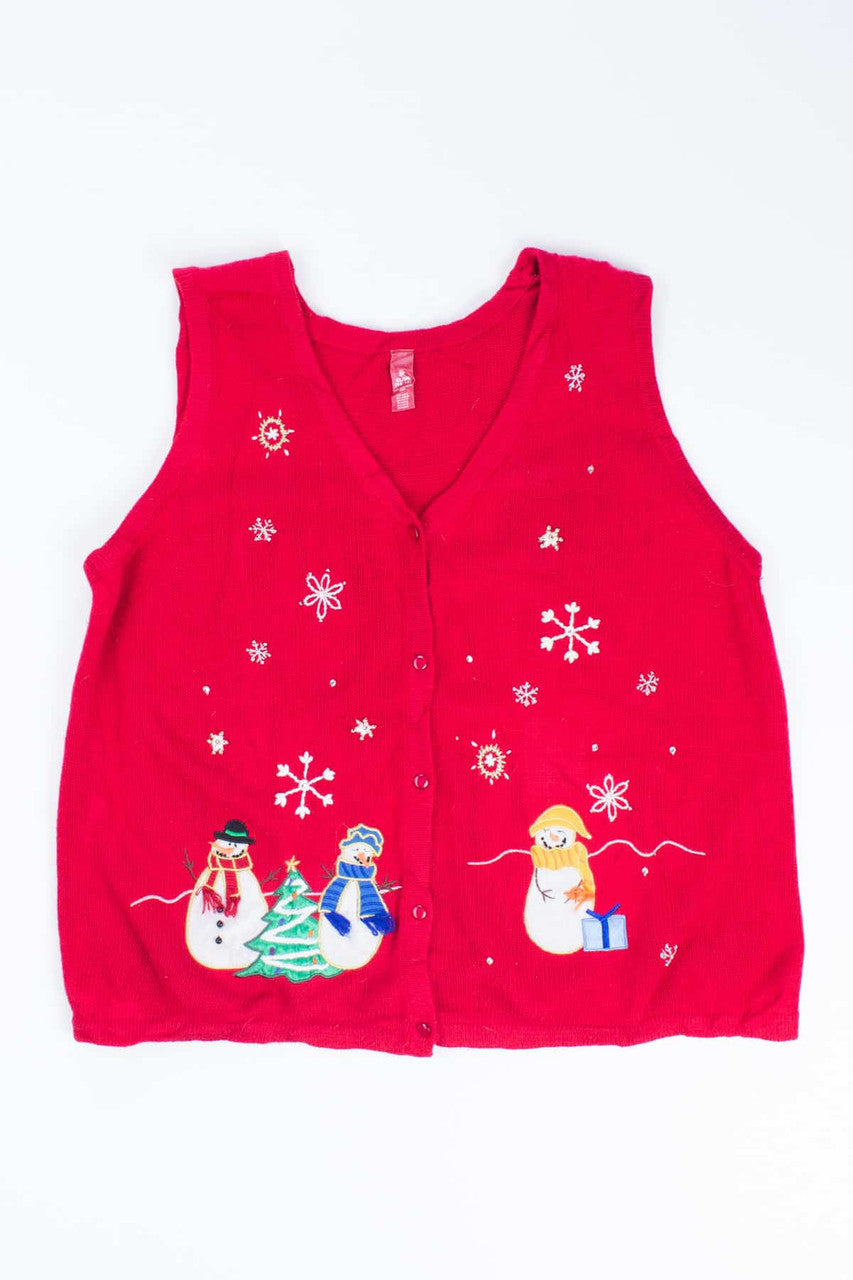 Red Ugly Christmas Vest 55052
