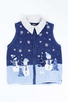 Blue Ugly Christmas Vest 55054