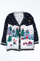Black Ugly Christmas Cardigan 55066