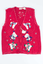 Red Ugly Christmas Vest 55079