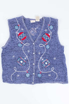 Blue Ugly Christmas Vest 55087