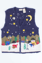 Blue Ugly Christmas Vest 55095