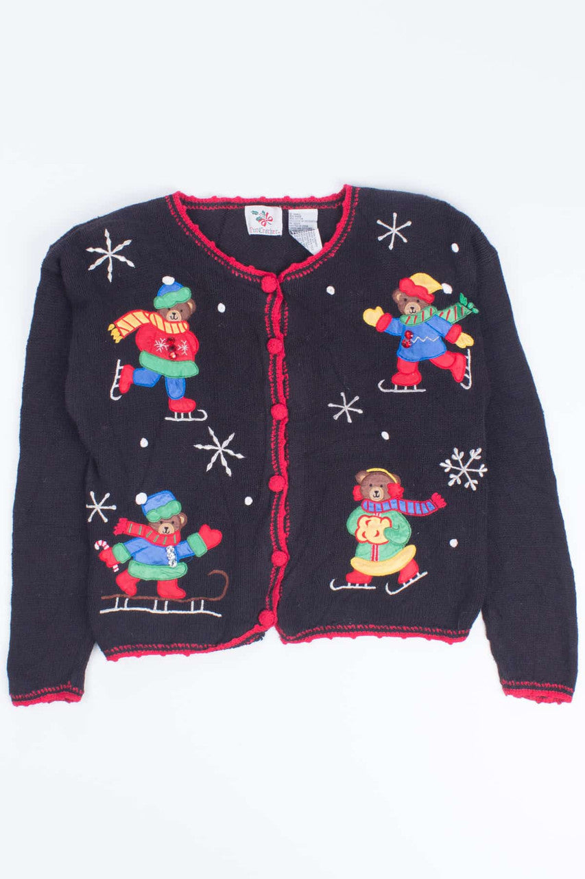 Black Ugly Christmas Cardigan 55105