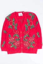 Red Ugly Christmas Cardigan 55121