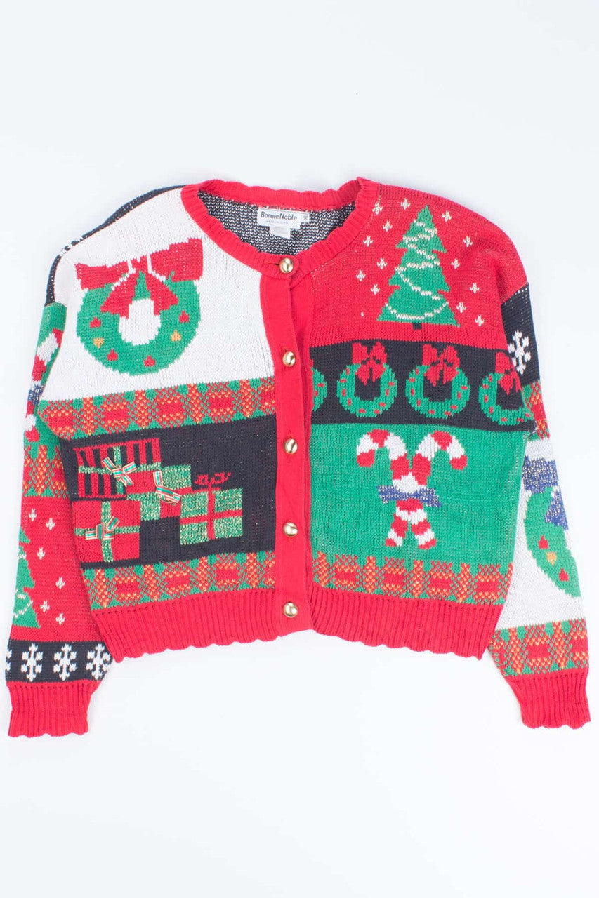 Multicolor Ugly Christmas Cardigan 55122