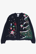 Black Ugly Christmas Cardigan 55136