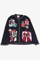 Black Ugly Christmas Cardigan 55139