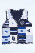 Blue Ugly Christmas Vest 55146