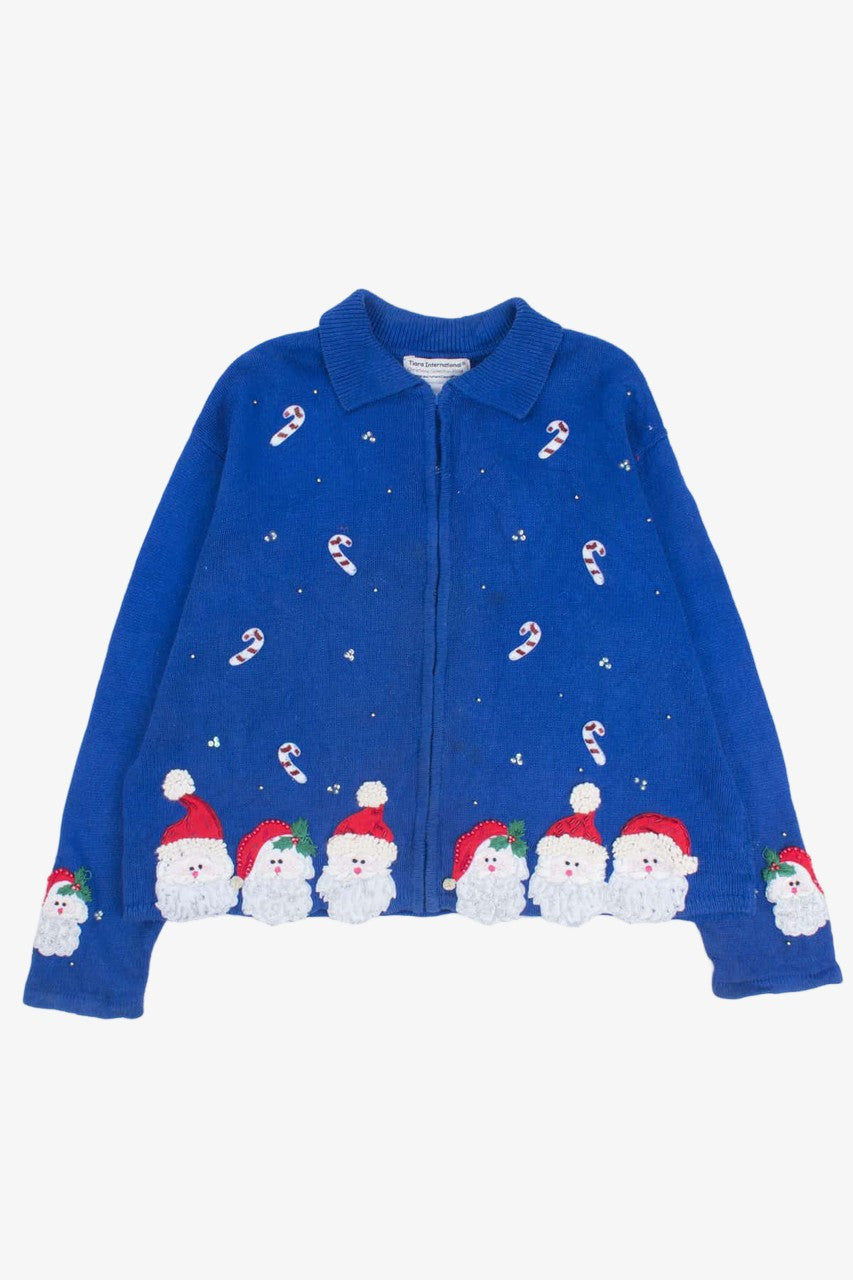 Blue Ugly Christmas Cardigan 55148