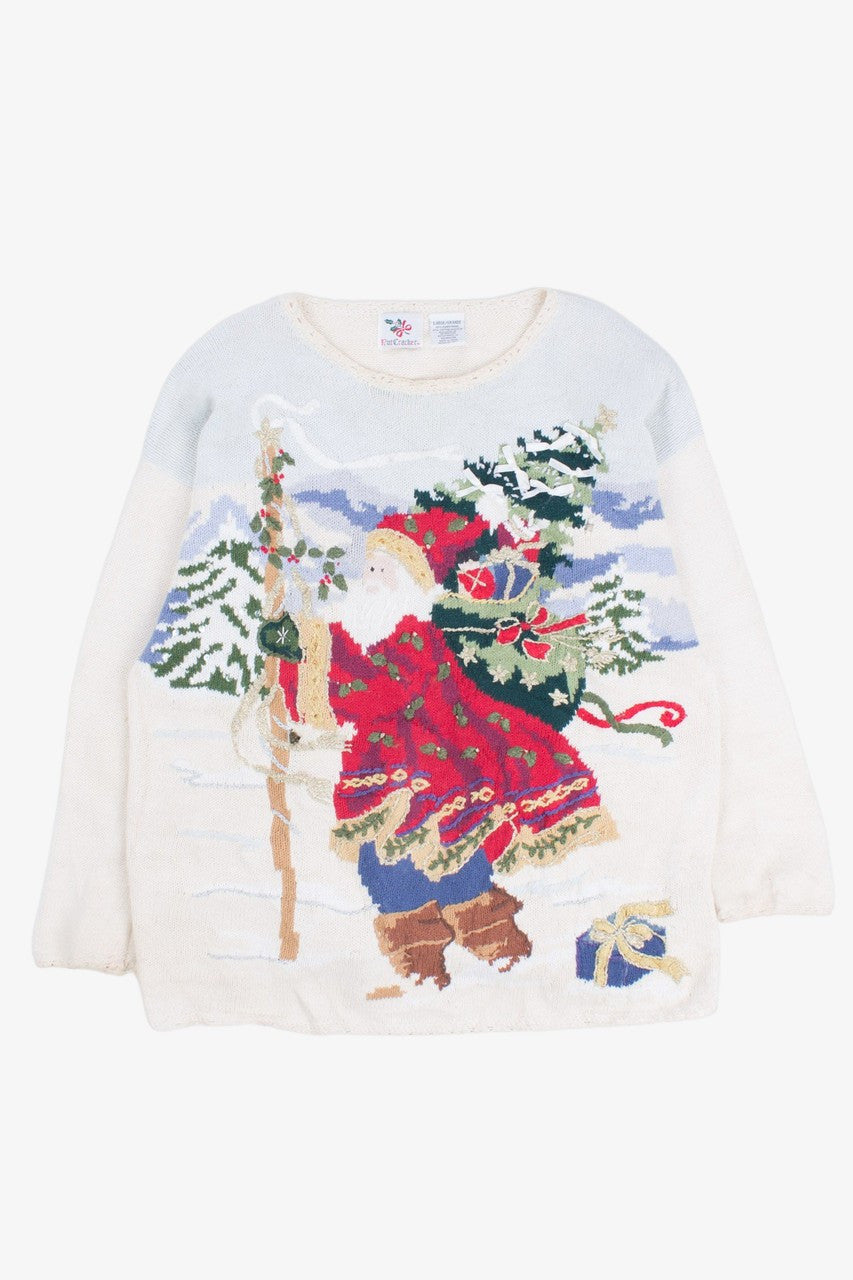 White Ugly Christmas Pullover 55155