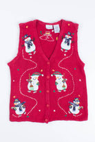 Red Ugly Christmas Vest 55192