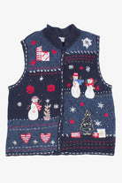 Blue Ugly Christmas Vest 55196