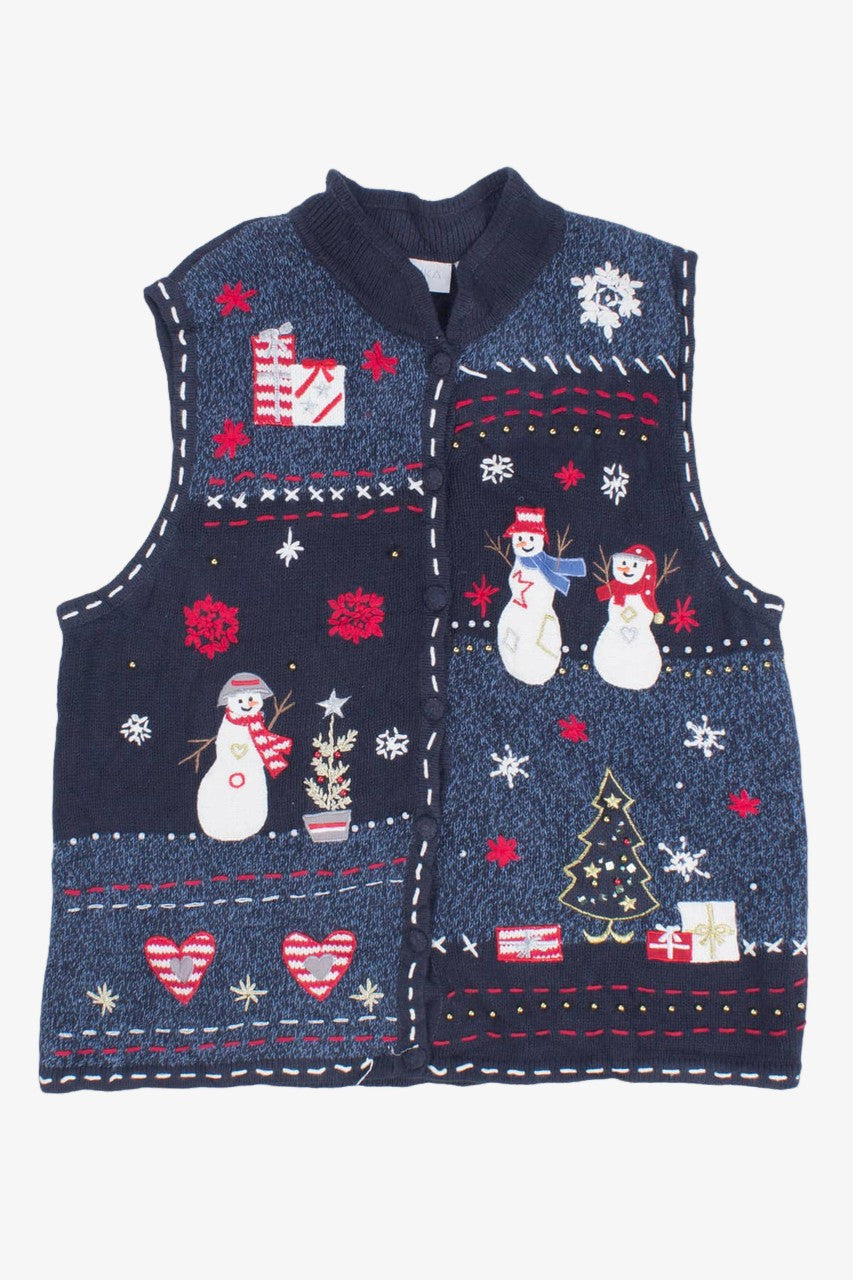 Blue Ugly Christmas Vest 55196