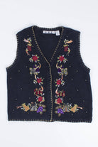 Black Ugly Christmas Vest 55199