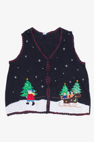 Black Ugly Christmas Vest 55208