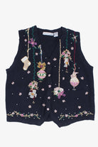 Black Ugly Christmas Vest 55210